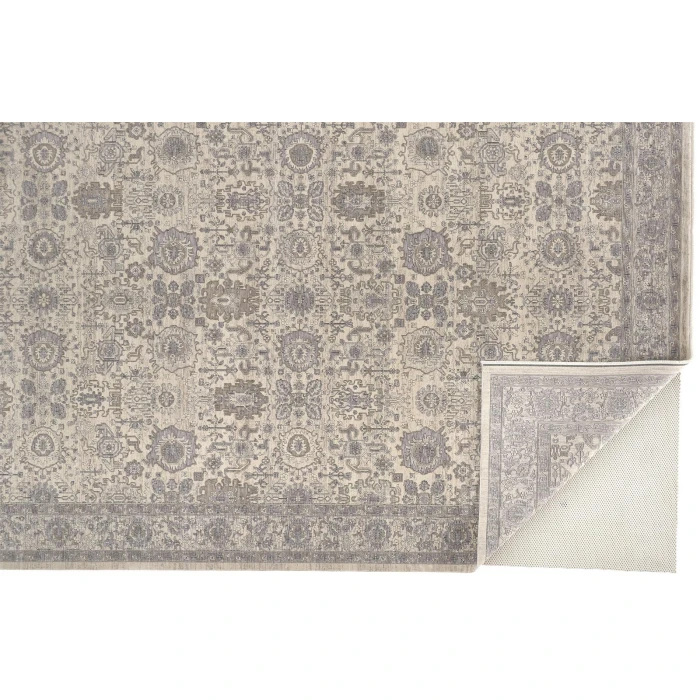 Feizy Marquette Rustic Persian Farmhouse Rug, Beige/Warm Gray, 4ft x 5ft-3in Accent Rug