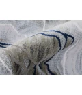 Feizy Gaspar Industrial Abstract, Taupe/Gray/Blue, 6'-7" x 9'-6" Area Rug