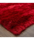 Feizy Indochine Luxury & Glam Solid, Red/Purple, 8' x 8' Round Rug