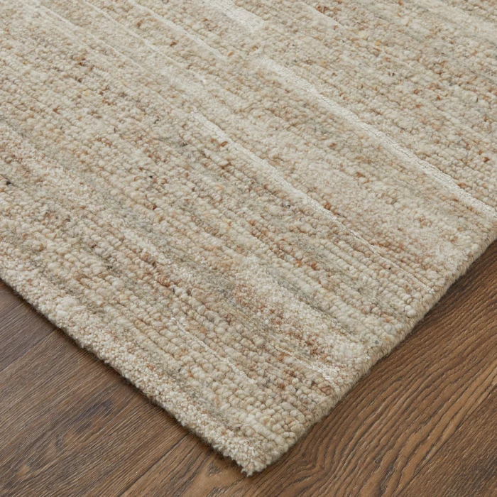 Feizy Navaro Scandinavian Distressed, Ivory, 7'-9" x 9'-9" Area Rug