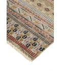 Feizy Payton Global Stripes, Tan/Orange/Blue, 9'-6" x 13'-6" Area Rug