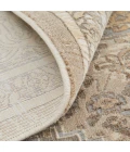 Feizy Celene Vintage Medallion, Tan/Brown/Ivory, 3'-9" x 5'-7" Accent Rug