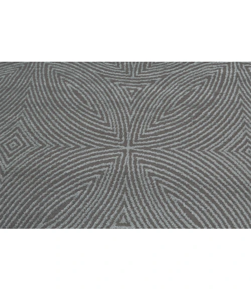 Feizy Azeri IV Industrial Geometric, Gray/Taupe, 10' x 13'-2" Area Rug
