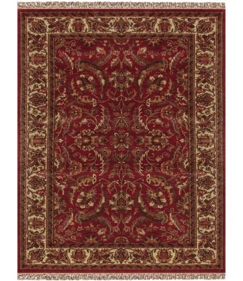 Feizy Edmonton RED/IVORY 3556520F 8 ft. X 8 ft. Round Rug