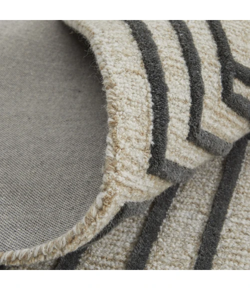 Feizy Gansett Tan/Brown T25T8011 5ft. x 8ft. Rect. Rug