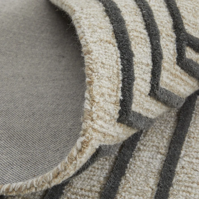 Feizy Gansett Tan/Brown T25T8011 8ft. x 10ft. Rect. Rug