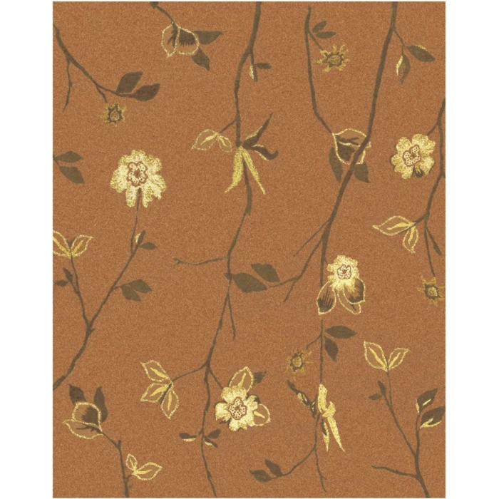 Feizy Luisance Orange/Brown/Yellow 4877119F 5ft.6in. x 8ft.6in. Rect. Rug