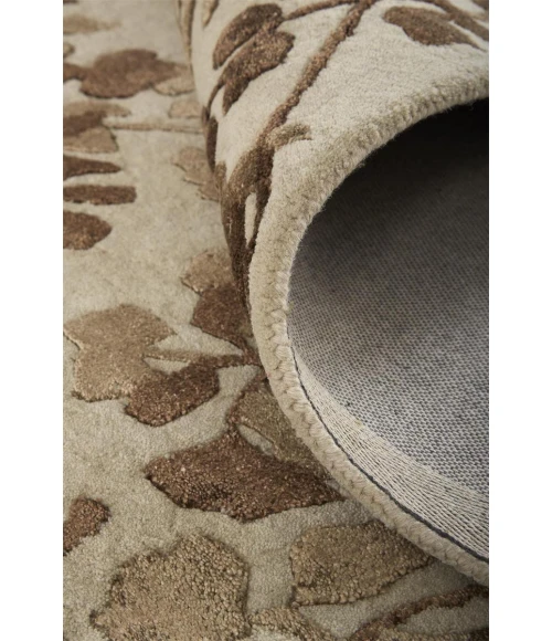 Feizy Bella Casual Floral & Botanical, Ivory/Taupe/Brown, 9' x 12' Area Rug