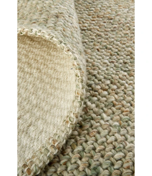 Feizy Naples Space Dyed In/Outdoor Flatweave, Olive/Sage Green, 2ft x 3ft Area Rug