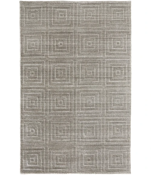 Feizy Redford Minimal Viscose Rug, Beige/Gray, 5' x 8' Area Rug