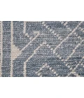 Feizy Parker Mid-Century Modern Geometric, Blue/Ivory, 4' x 6' Accent Rug