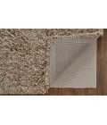 Feizy Stoneleigh Luxury & Glam Solid, Tan/Ivory, 10' x 14' Area Rug