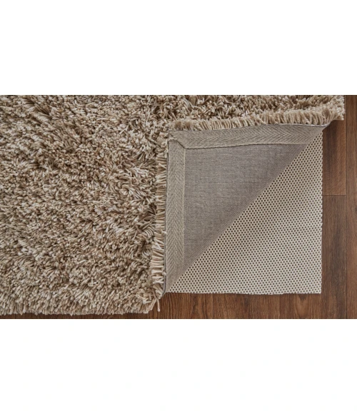 Feizy Stoneleigh Luxury & Glam Solid, Tan/Ivory, 10' x 14' Area Rug
