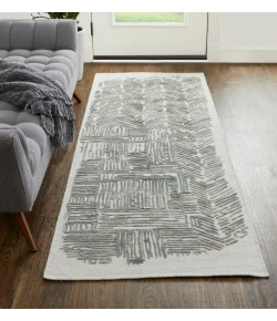 Feizy Elias 6891F GREEN Area Rug 2 ft. 9 in. X 10 ft. Runner