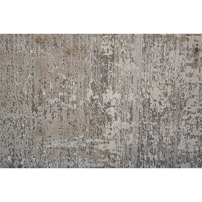 Feizy Cadiz Gradient Watercolor Rug, Taupe/Gray/Tan, 7ft-9in x 11ft Area Rug