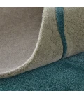 Feizy Anya Industrial Abstract, Blue/Gray/Ivory, 12' x 15' Area Rug