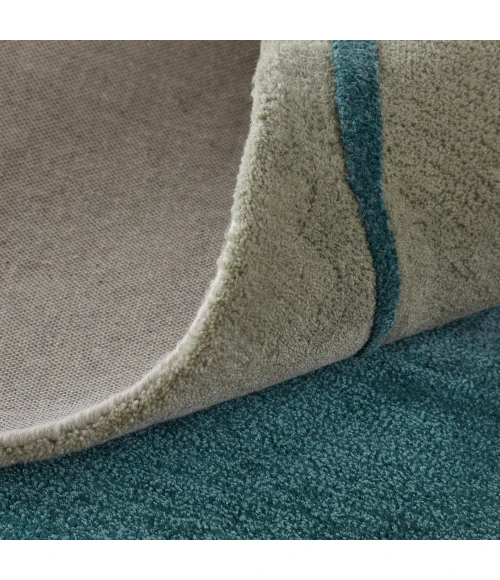Feizy Anya Industrial Abstract, Blue/Gray/Ivory, 12' x 15' Area Rug