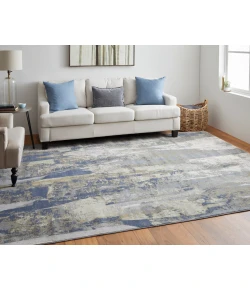 Feizy Clio 39K6F BLUE/GRAY Area Rug 9 ft. X 12 ft. Rectangle