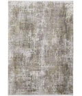 Feizy Cadiz Casual Abstract, Green/Gray/Ivory, 3'-1" x 10' Runner