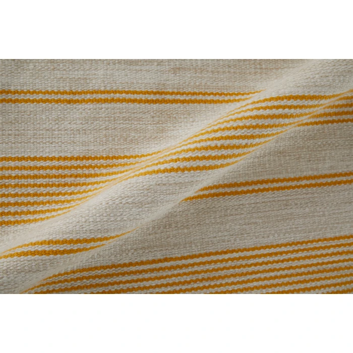 Feizy Duprine Casual Stripes, Yellow/Ivory, 10' x 14' Area Rug