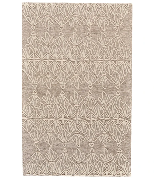 Feizy Enzo Global Geometric, Tan/Ivory, 9'-6" x 13'-6" Area Rug
