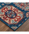 Feizy Nolan Vinatge Style Tribal Kazak Rug, Classic Blue/True Red, 12ft-10in x 15ft