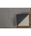 Feizy Serrano Industrial Abstract, Gray/Blue, 9' x 12' Area Rug