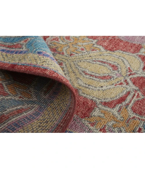 Feizy Beall Luxe Wool Arts and Crafts Rug, Swedish Blue, 11ft - 6in x 15ft Area Rug