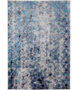 Feizy Indio 39H0F BLUE Area Rug 6 ft. 7 in. X 9 ft. 6 in. Rectangle