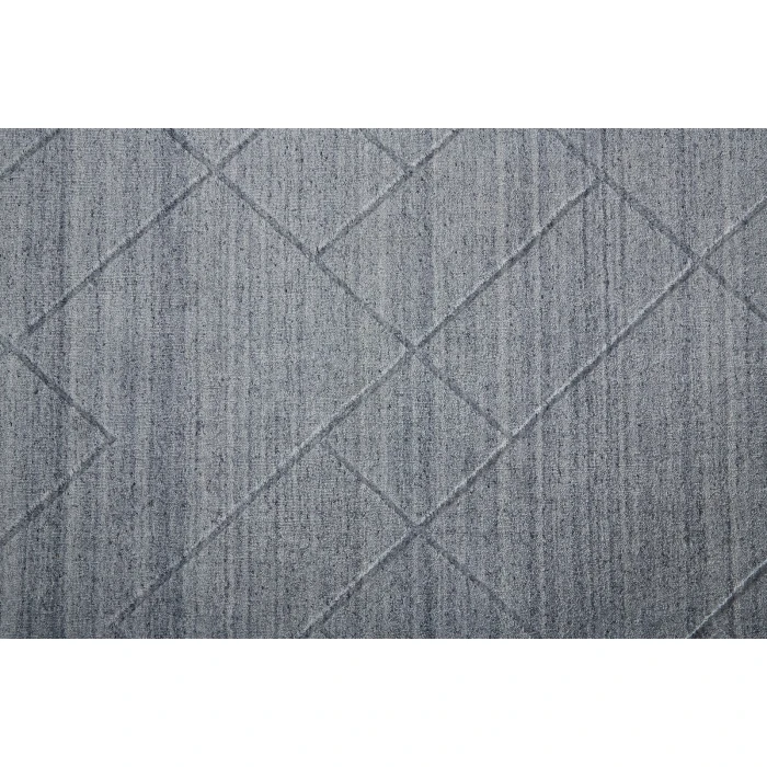 Feizy Redford Minimal Viscose Rug, Blue/Gray, 3'-6" x 5'-6" Area Rug