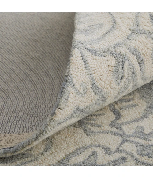 Feizy Belfort Classic Medallion, Blue/Ivory, 10' x 14' Area Rug