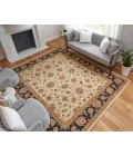 Feizy Wagner Classic Oriental, Tan/Brown/Black, 5' x 8' Area Rug