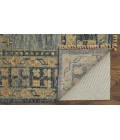 Feizy Fillmore Vintage Medallion, Blue/Gray, 3' x 5' Accent Rug