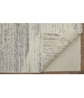 Feizy Brighton Casual Abstract, Ivory/Gray, 4' x 6' Accent Rug