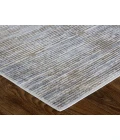 Feizy Laina Rustic Distressed, Taupe/Silver/Tan, 3' x 10' Runner