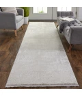 Feizy Cadiz Casual Abstract, Tan/Ivory/Gray, 3'-1" x 10' Runner