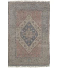 Feizy Caldwell Vintage Space Dyed Wool Rug, Blue/Orange, 10ft x 14ft Area Rug