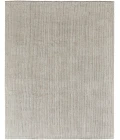 Feizy Alford Minimalist Eyelash Wool Rug, Solid Ivory, 7ft-9in x 9ft-9in Area Rug