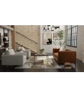 Feizy Mandana Brown/Ivory CME39LYF 8ft.2in. x 11ft.6in. Rect. Rug