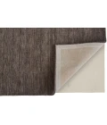 Feizy Luna Casual Solid, Brown/Taupe, 9'-6" x 13'-6" Area Rug