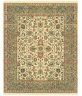 Feizy Bradford Ivory/Green/Red 3546553F 8ft. x 8ft. Round Rug