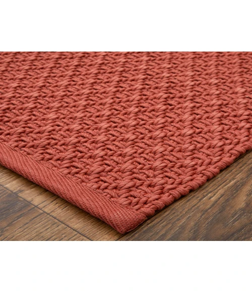Feizy Tito RED TTO0826F 10 ft. X 14 ft. Rectangle Rug