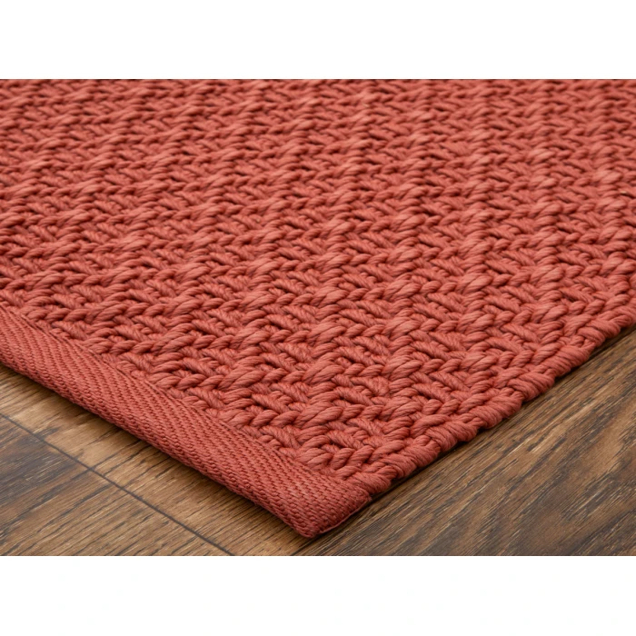Feizy Tito RED TTO0826F 8 ft. X 10 ft. Rectangle Rug