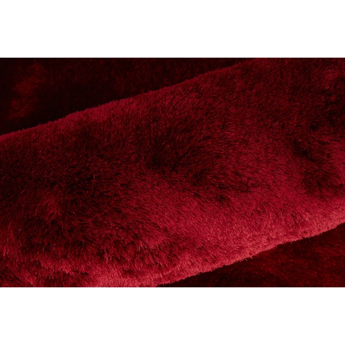 Feizy Indochine Luxury & Glam Solid, Red/Purple, 10' x 10' Round Rug
