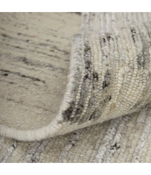 Feizy Brighton Casual Abstract, Ivory/Gray, 4' x 6' Accent Rug