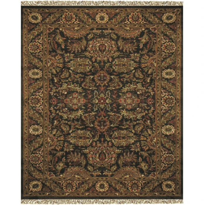 Feizy Edmonton CHARCOAL/CHARCOAL 3556522F 7 ft. X 7 ft. Round Rug