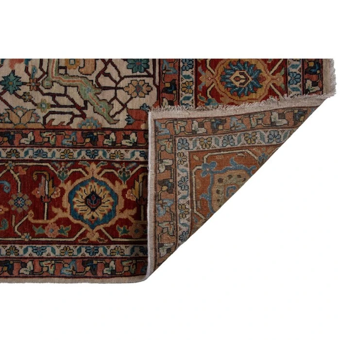 Harounian Antique Heriz Ivory - Red 109 10 ft. X 14 ft. Rectangle Rug