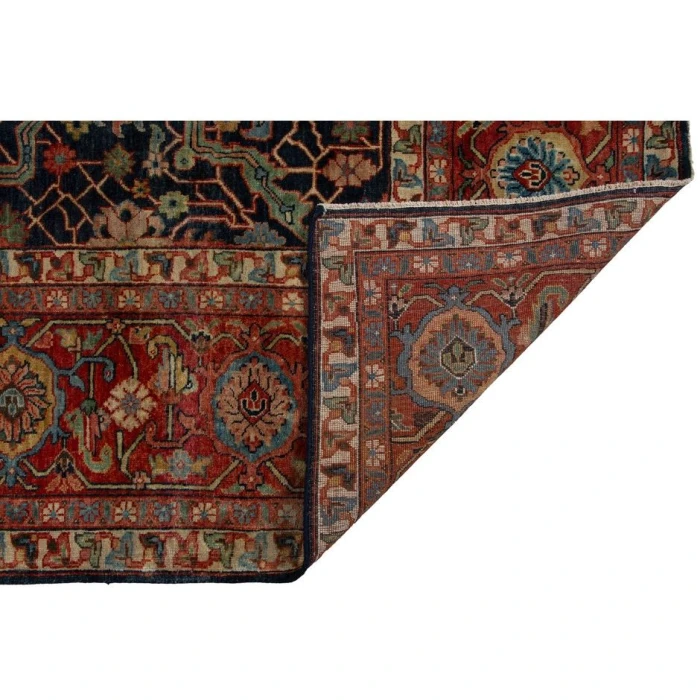Harounian Antique Heriz Blue - Red 121 6 ft. X 9 ft. Rectangle Rug