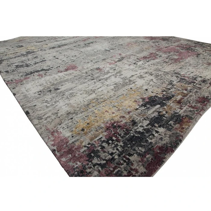 Harounian Fantasy Grey - Purple FA-631 6 ft. X 9 ft. Rectangle Rug