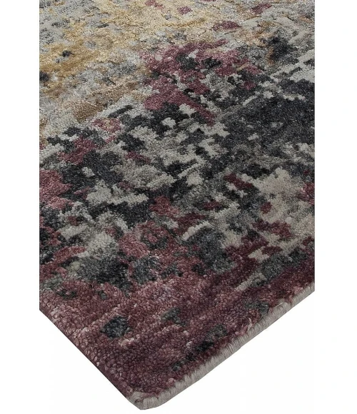 Harounian Fantasy Grey - Purple FA-631 8 ft. X 10 ft. Rectangle Rug